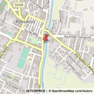 Mappa Via Cesare Battisti, 77, 56038 Ponsacco, Pisa (Toscana)