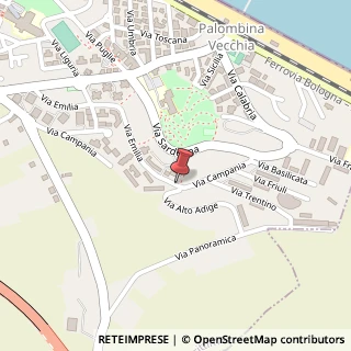 Mappa Via Emilia,  10, 60015 Falconara Marittima, Ancona (Marche)