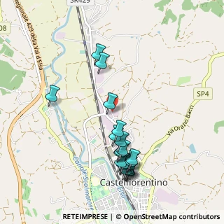 Mappa Via Ruggero Grieco, 50051 Castelfiorentino FI, Italia (1.0645)