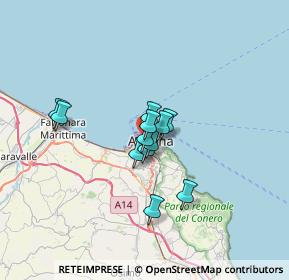 Mappa Ancona, 60122 Ancona AN, Italia (4.3825)