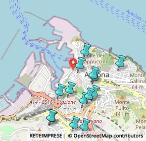 Mappa Ancona, 60122 Ancona AN, Italia (1.04214)