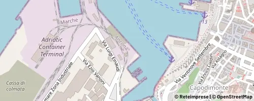 Mappa Ancône
