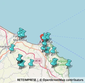 Mappa Zona, 60125 Ancona AN, Italia (8.6515)