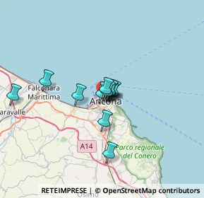 Mappa Via Antonio Gramsci, 60121 Ancona AN, Italia (4.14417)