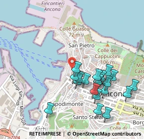 Mappa Via Antonio Gramsci, 60121 Ancona AN, Italia (0.5115)