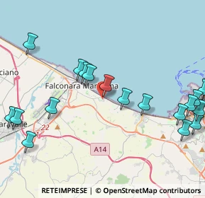 Mappa Via Piemonte, 60015 Falconara Marittima AN, Italia (5.509)