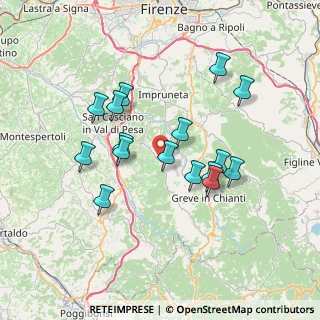 Mappa Via Valigondoli, 50026 San Casciano in Val di Pesa FI, Italia (6.67438)