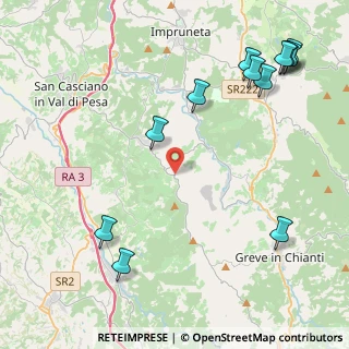 Mappa Via Valigondoli, 50026 San Casciano in Val di Pesa FI, Italia (5.8225)