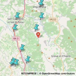Mappa Via Valigondoli, 50026 San Casciano in Val di Pesa FI, Italia (6.44909)