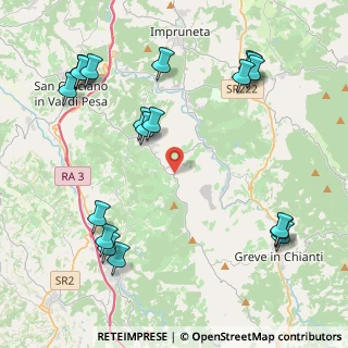 Mappa Via Valigondoli, 50026 San Casciano in Val di Pesa FI, Italia (5.4295)