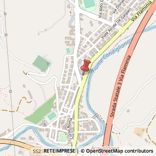 Mappa Via Flaminia, 33/A, 61041 Acqualagna, Pesaro e Urbino (Marche)
