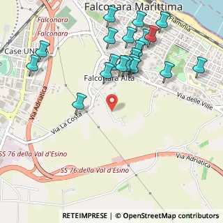 Mappa Via Giovanni Bovio, 60015 Falconara Marittima AN, Italia (0.591)