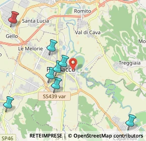 Mappa Via Pierluigi da Palestrina, 56038 Ponsacco PI, Italia (3.824)