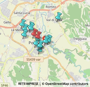 Mappa Via Pierluigi da Palestrina, 56038 Ponsacco PI, Italia (1.31357)