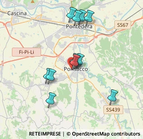 Mappa Fermopoint, 56038 Ponsacco PI, Italia (3.47182)