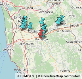 Mappa Fermopoint, 56038 Ponsacco PI, Italia (11.6985)