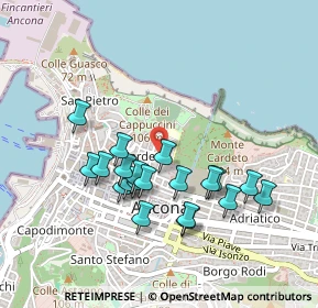 Mappa Piazzale Martelli Raffaele, 60121 Ancona AN, Italia (0.435)