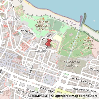 Mappa Via Cardeto, 51, 60121 Ancona, Ancona (Marche)