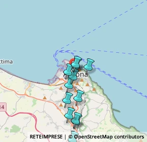 Mappa Via Oddo di Biagio, 60121 Ancona AN, Italia (3.86923)