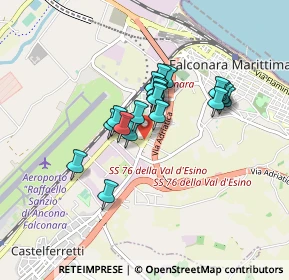 Mappa Via Guglielmo Marconi, 60015 Falconara Marittima AN, Italia (0.6445)