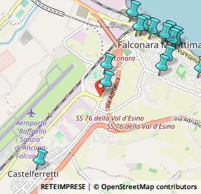 Mappa Via Guglielmo Marconi, 60015 Falconara Marittima AN, Italia (1.42533)