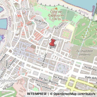 Mappa Via Giacomo Matteotti, 85, 60121 Ancona, Ancona (Marche)