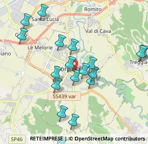Mappa Via dei Mille, 56038 Ponsacco PI, Italia (2.343)