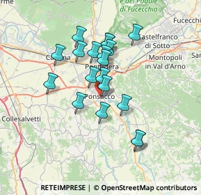Mappa Via dei Mille, 56038 Ponsacco PI, Italia (5.97526)