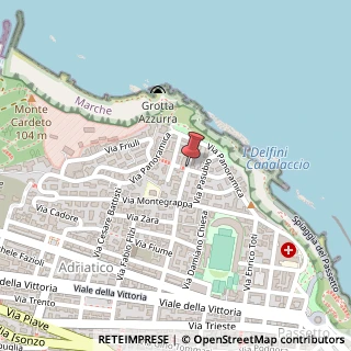 Mappa Via Francesco Rismondo,  15, 60123 Ancona, Ancona (Marche)