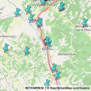 Mappa RA A3 Siena-Firenze, 50026 San Casciano in Val di Pesa FI, Italia (3.149)