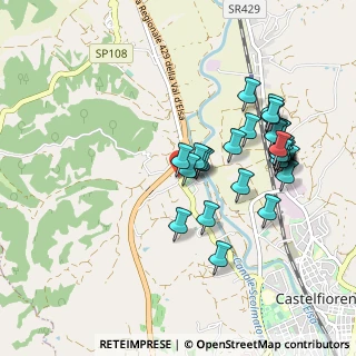 Mappa Via Rio Morto di Sotto, 50051 Castelfiorentino FI, Italia (0.96333)