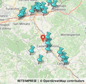 Mappa Via Rio Morto di Sotto, 50051 Castelfiorentino FI, Italia (9.655)