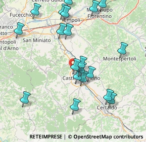 Mappa Via Rio Morto di Sotto, 50051 Castelfiorentino FI, Italia (8.817)