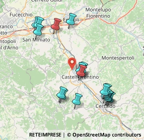 Mappa Via Rio Morto di Sotto, 50051 Castelfiorentino FI, Italia (8.24167)