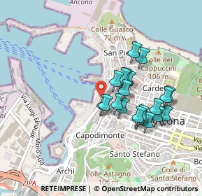 Mappa Piazza J. F. Kennedy, 60122 Ancona AN, Italia (0.389)