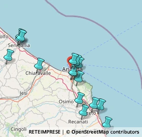 Mappa Piazza J. F. Kennedy, 60122 Ancona AN, Italia (16.6925)