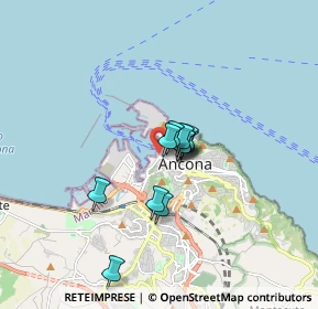 Mappa Piazza J. F. Kennedy, 60122 Ancona AN, Italia (1.12091)