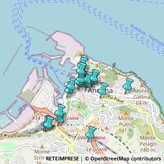 Mappa Via Lata, 60121 Ancona AN, Italia (0.73)