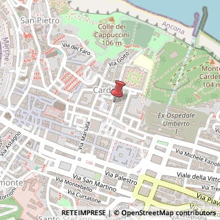 Mappa Via Cardeto, 25, 60121 Ancona, Ancona (Marche)