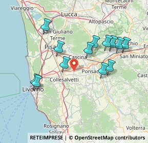 Mappa SP 31 Lorenzana - Cucigliana, 56040 Crespina Lorenzana PI, Italia (15.04308)