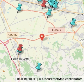 Mappa SP 31 Lorenzana - Cucigliana, 56040 Crespina Lorenzana PI, Italia (6.2905)