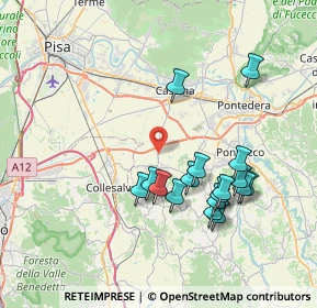 Mappa SP 31 Lorenzana - Cucigliana, 56040 Crespina Lorenzana PI, Italia (7.52235)