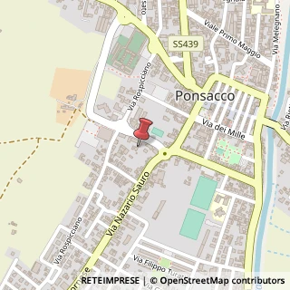 Mappa Via Palmiro Togliatti, 39, 56038 Ponsacco, Pisa (Toscana)