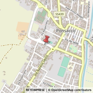 Mappa Via Palmiro Togliatti, 39, 56038 Ponsacco, Pisa (Toscana)