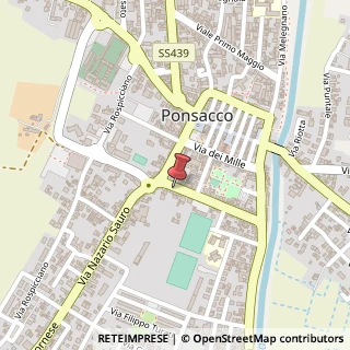 Mappa Viale della Rimembranza, 18, 56038 Ponsacco, Pisa (Toscana)