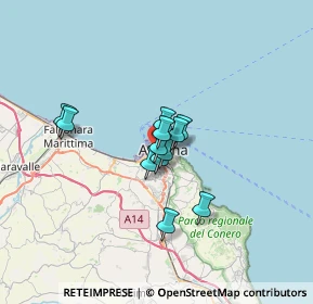 Mappa Piazza Antonio da Sangallo, 60122 Ancona AN, Italia (4.26083)