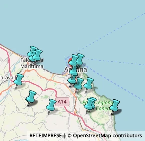 Mappa Piazza Antonio da Sangallo, 60122 Ancona AN, Italia (8.552)