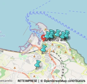 Mappa Piazza Antonio da Sangallo, 60122 Ancona AN, Italia (1.22)