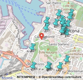 Mappa Piazza Antonio da Sangallo, 60122 Ancona AN, Italia (0.606)