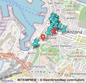 Mappa Piazza Antonio da Sangallo, 60122 Ancona AN, Italia (0.3855)